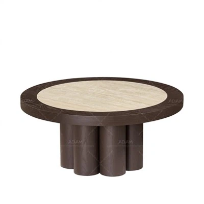 Beágyazott kerámia MDF dohányzóasztal